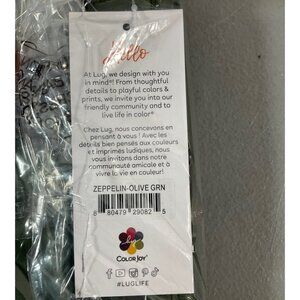 Lug Zeppelin Continental Wallet - Quilted Olive Green, Spacious, Unisex Large Ca